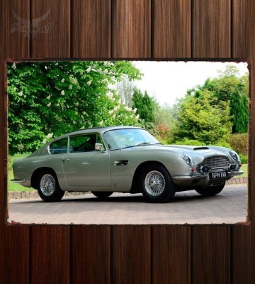 Металлическая табличка Aston Martin DB6